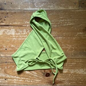 Shein - green criss cross top (XS)